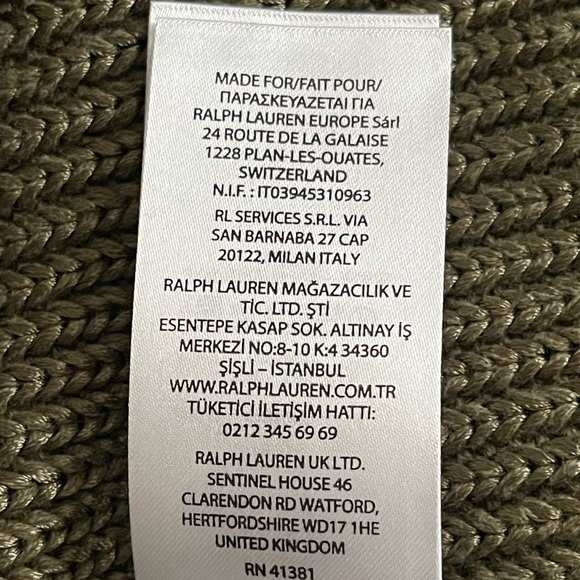 NWT Ralph Lauren Cable-Knit Cotton-Blend Sweater - Picture 14 of 14